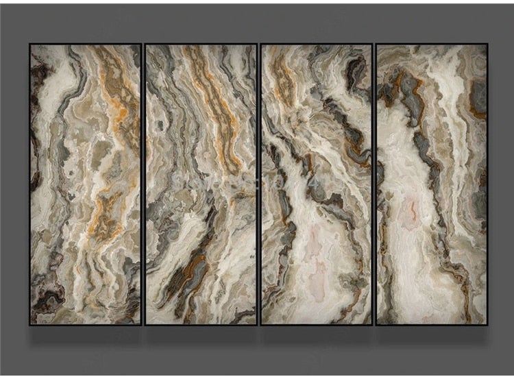 Black , Gray and Brown Marble Wallpaper Mural, Custom Sizes Available Wall Murals Maughon's 
