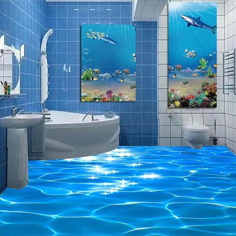 Calm and Sparkling Water Self Adhesive Floor Mural, Custom Sizes Available Household-Wallpaper-Floor Maughon's 