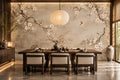 Chinese Style Plum Blossom Wallpaper Mural, Custom Sizes Available Maughon's 