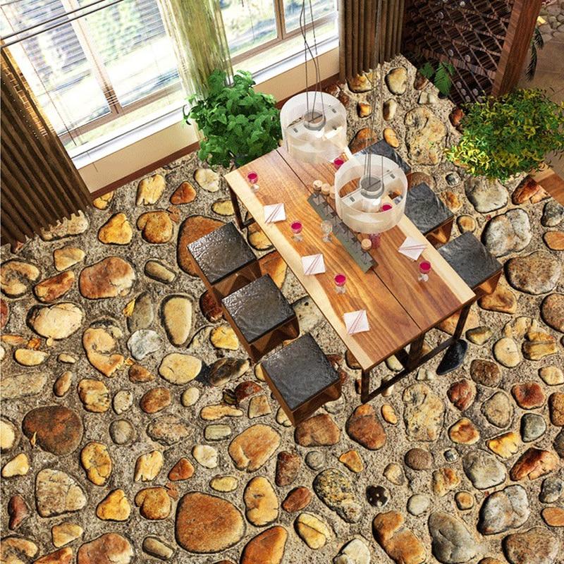 Cobblestone Road Self Adhesive Floor Mural, Custom Sizes Available Household-Wallpaper-Floor Maughon's 