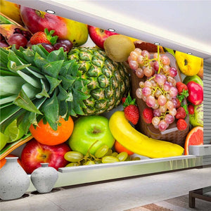Colorful Fruit Wallpaper Mural, Custom Sizes Available Wall Murals Maughon's 