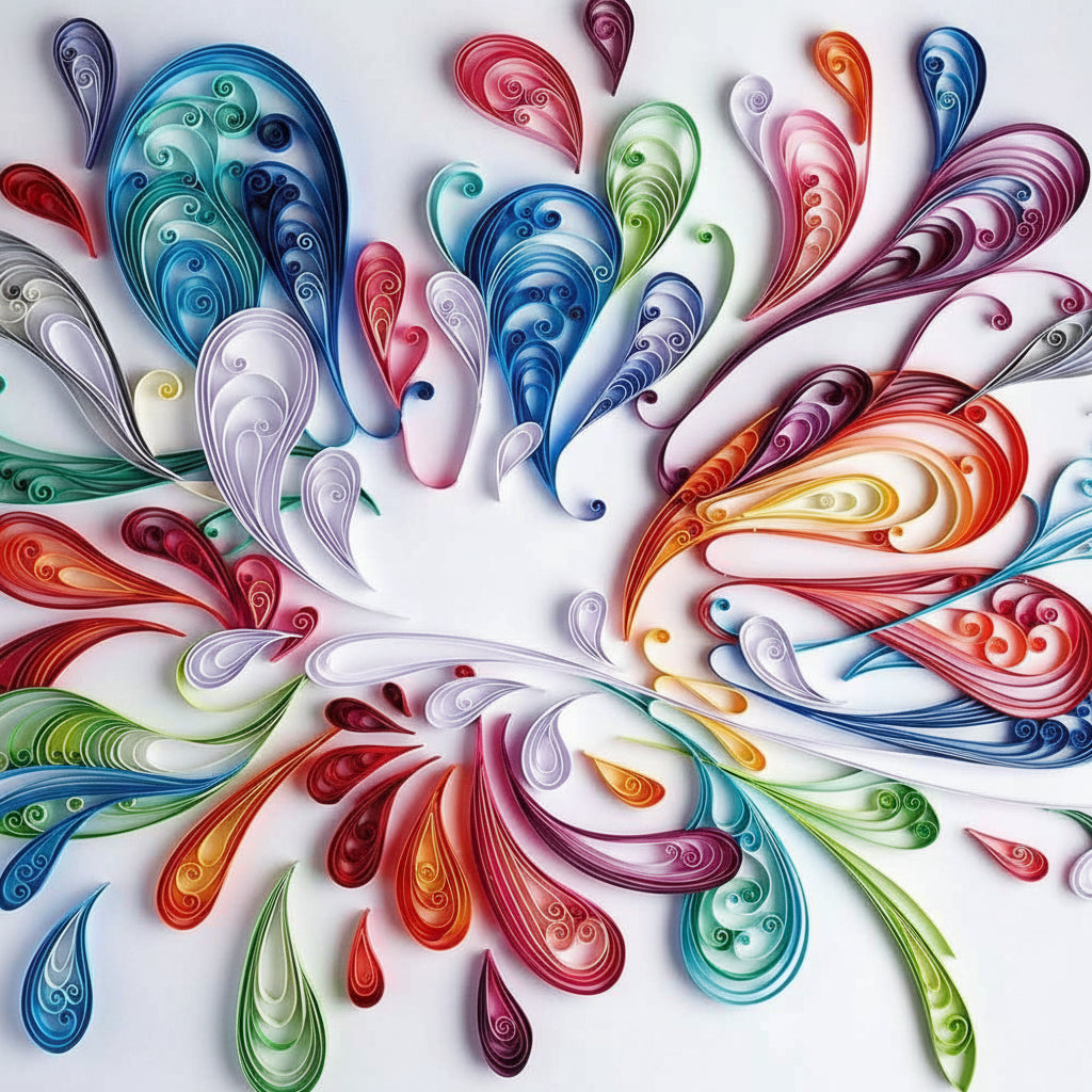Colorful Swirls Wallpaper Mural, Custom Sizes Available Maughon's 