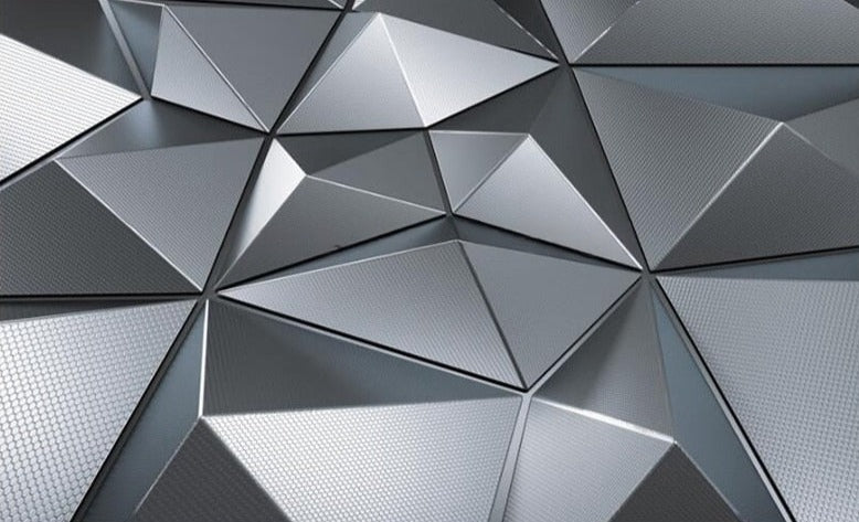 Abstract Geometric Pattern Wallpaper Mural, Custom Sizes Available
