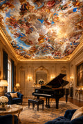 European Classic People Oil Painting Ceiling Mural, Custom Sizes Available Ceiling Murals Maughon's 