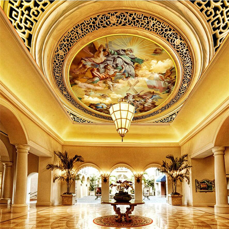 European Classical Religious Oil Painting Ceiling Mural, Custom Sizes Available Ceiling Murals Maughon's 
