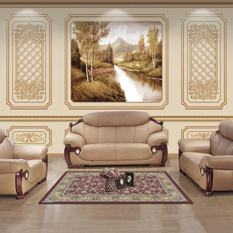 European Style Wall Panel Wallpaper Mural Household-Wallpaper Maughon's 