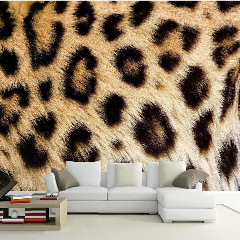 Exotic Leopard Print Wallpaper Mural, Custom Sizes Available Maughon's 