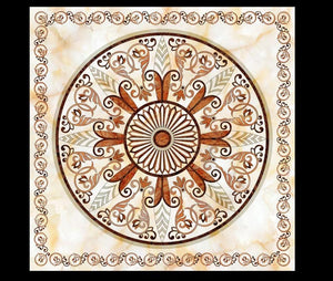Exquisite Design Marble Like PVC Vinyl Floor Mural, Self-Adhesive, Custom Sizes Available