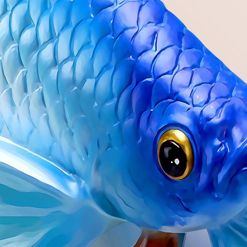 Fancy Colorful Fish Wallpaper Mural, Custom Sizes Available Maughon's 