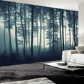 Foggy Forest Wallpaper Mural, Custom Sizes Available Maughon's 