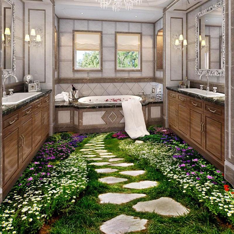 Garden Path Floor Mural, Custom Sizes Available Maughon's 