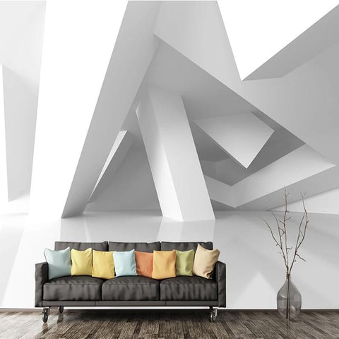 Image of Geometric Space Wallpaper Mural, Custom Sizes Available Household-Wallpaper Maughon's 