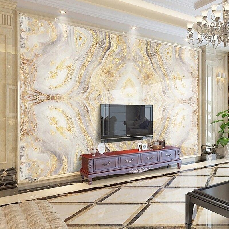Golden Marble Butterflied Wallpaper Mural, Custom Sizes Available Maughon's 