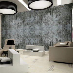 Gray Distressed Concrete Wallpaper Mural, Custom Sizes Available