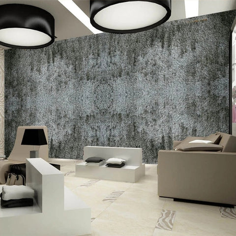 Image of Gray Distressed Concrete Wallpaper Mural, Custom Sizes Available Wall Murals Maughon's 