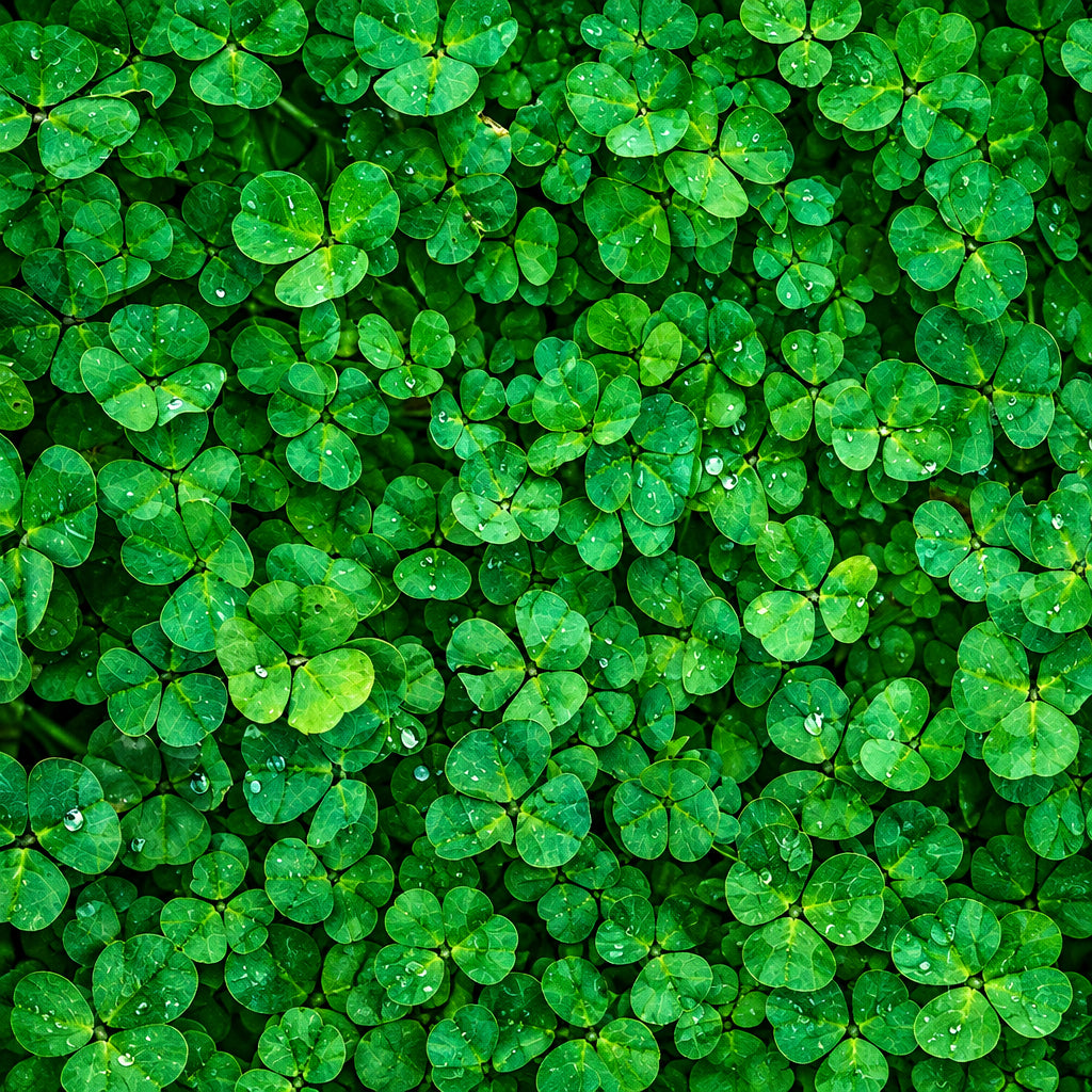 Green Clover Wall Wallpaper Mural, Custom Size Available Maughon's 