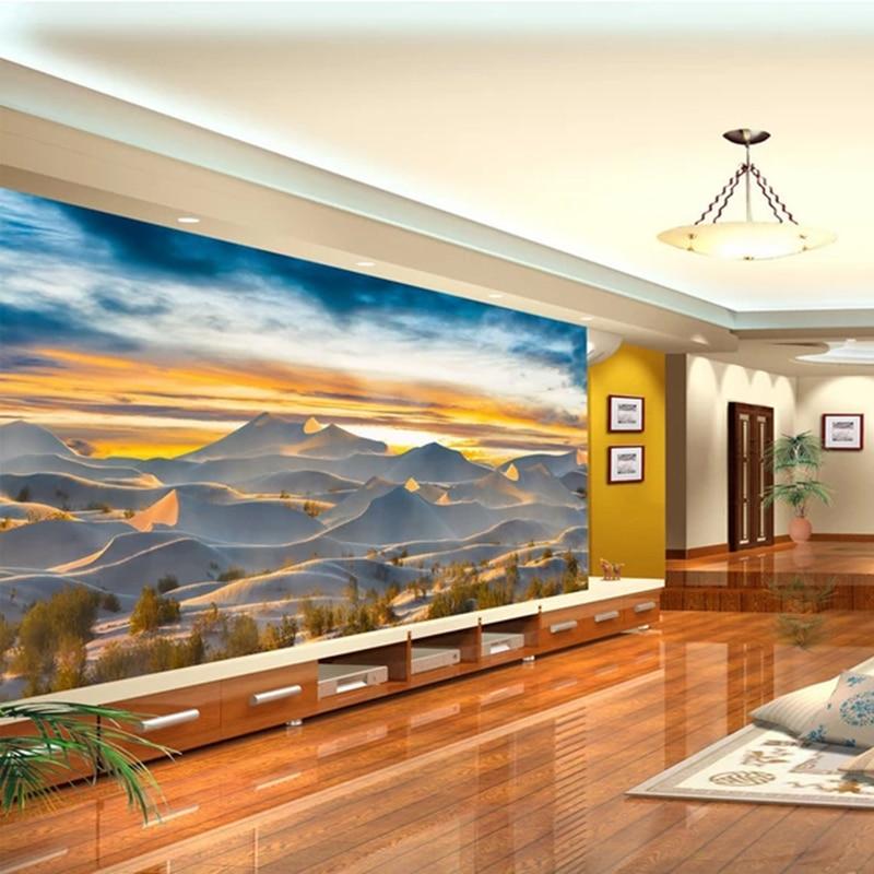Incredible Sunset On Dunes Wallpaper Mural, Custom Sizes Available Wall Murals Maughon's 