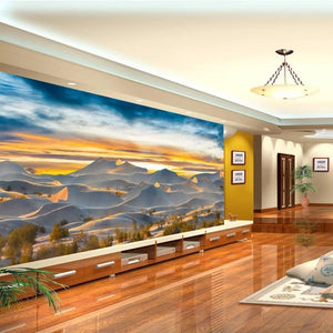 Incredible Sunset On Dunes Wallpaper Mural, Custom Sizes Available