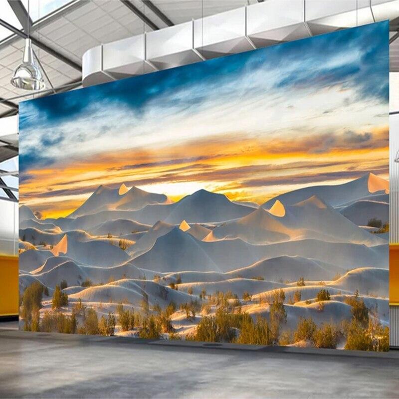 Incredible Sunset On Dunes Wallpaper Mural, Custom Sizes Available Wall Murals Maughon's 