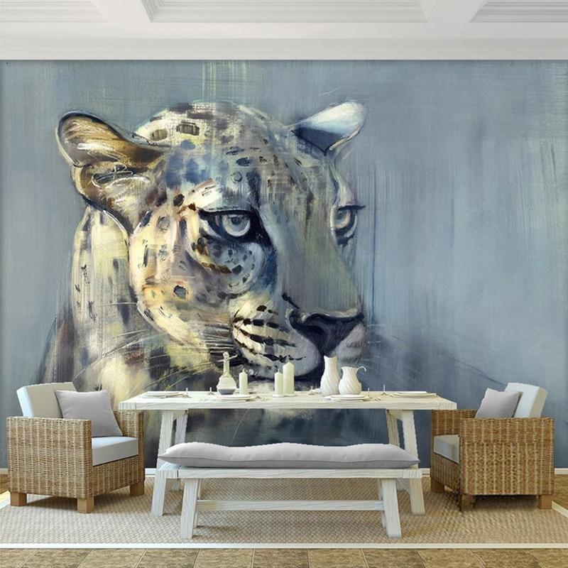 Leopard Wallpaper Mural, Custom Sizes Available Maughon's 