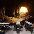 Light at the End of the Cave Wallpaper Mural, Custom Sizes Available Wall Murals Maughon's Waterproof Canvas 