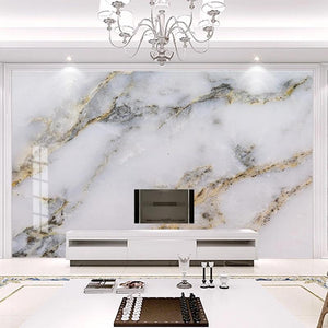 Mural de papel tapiz de mármol lujoso, tamaños personalizados disponibles
