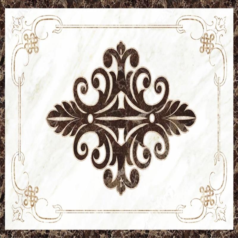 Marble With Emblem Floor Mural, Custom Sizes Available Maughon's 
