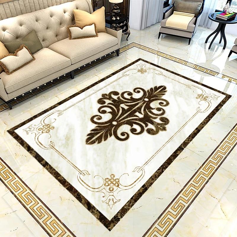 Marble With Emblem Floor Mural, Custom Sizes Available Maughon's 