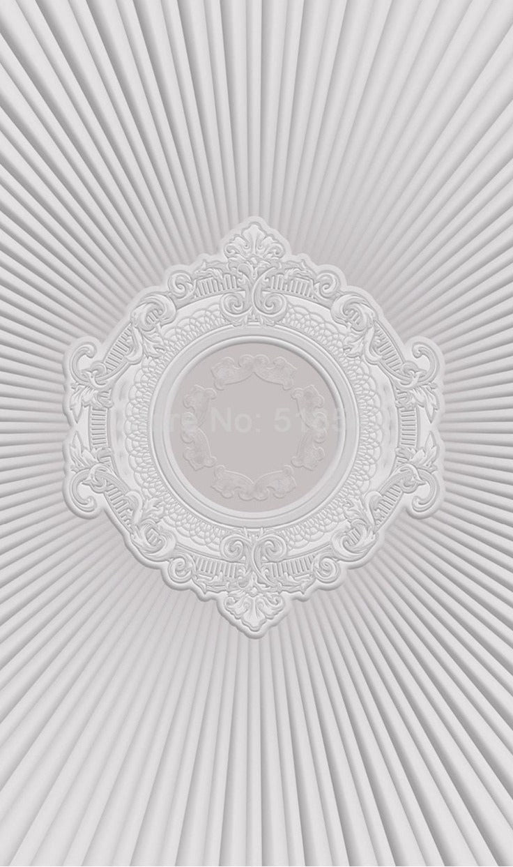 Medallion and Gathered Fabric Ceiling Mural, Custom Sizes Available Maughon's 