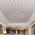 Medallion and Gathered Fabric Ceiling Mural, Custom Sizes Available Maughon's 