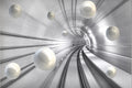 Modern Abstract Sphere and Space Wallpaper Mural, Custom Sizes Available Wall Murals Maughon's Waterproof Canvas 