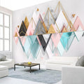 Modern Geometric Pattern Wallpaper Mural, Custom Sizes Available Maughon's 