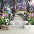Modern Wallpaper European Fantasy World Forest Garden Custom Photo Wall Paper Murals Kids Room Background Mural Wall Paper Wall Murals Maughon's 