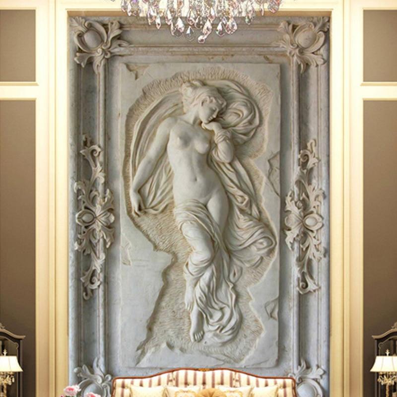 Nude Sculpture of Woman Wallpaper Mural, Custom Sizes Available Household-Wallpaper Maughon's 