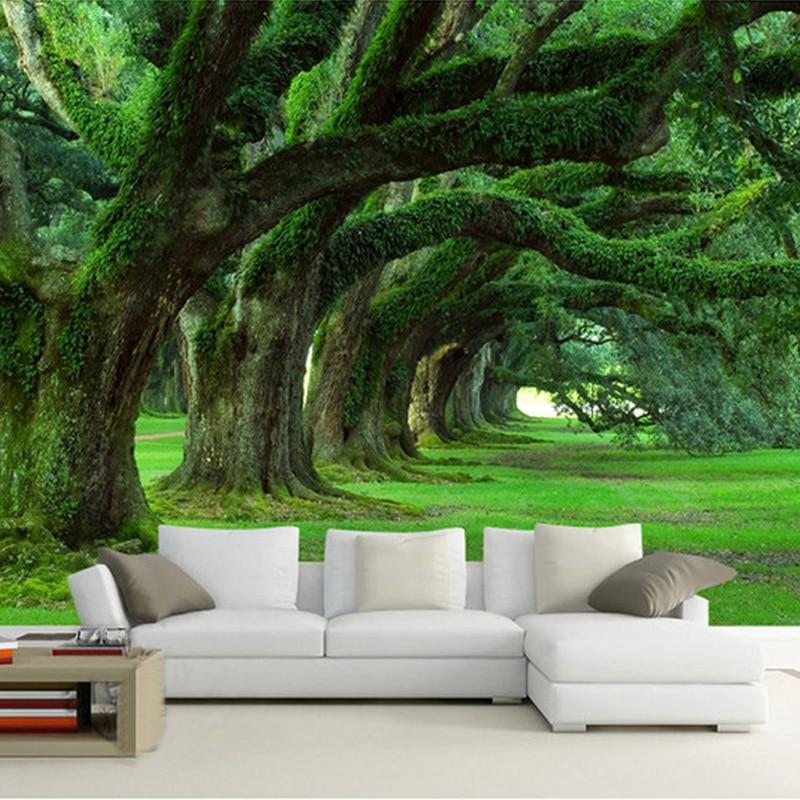 Oak Alley Wallpaper Mural, Custom Sizes Available Household-Wallpaper Maughon's 