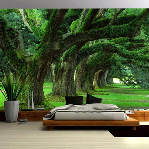 Image of Oak Alley Wallpaper Mural, Custom Sizes Available Household-Wallpaper Maughon's 