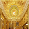 Ornate Gold Circular Ceiling Mural, Custom Sizes Available – Maughon’s