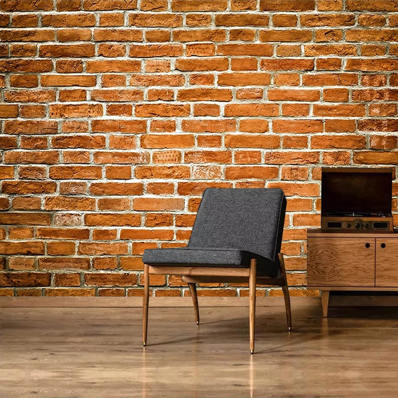 Red Brick Wall Wallpaper Mural, custom Sizes Available Maughon's 