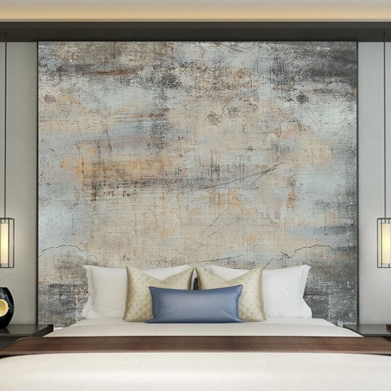 Retro Cement Wallpaper Mural, Custom Sizes Available Wall Murals Maughon's 
