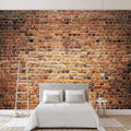 Retro Red Brick Wall Wallpaper Mural, custom Sizes Available Maughon's 