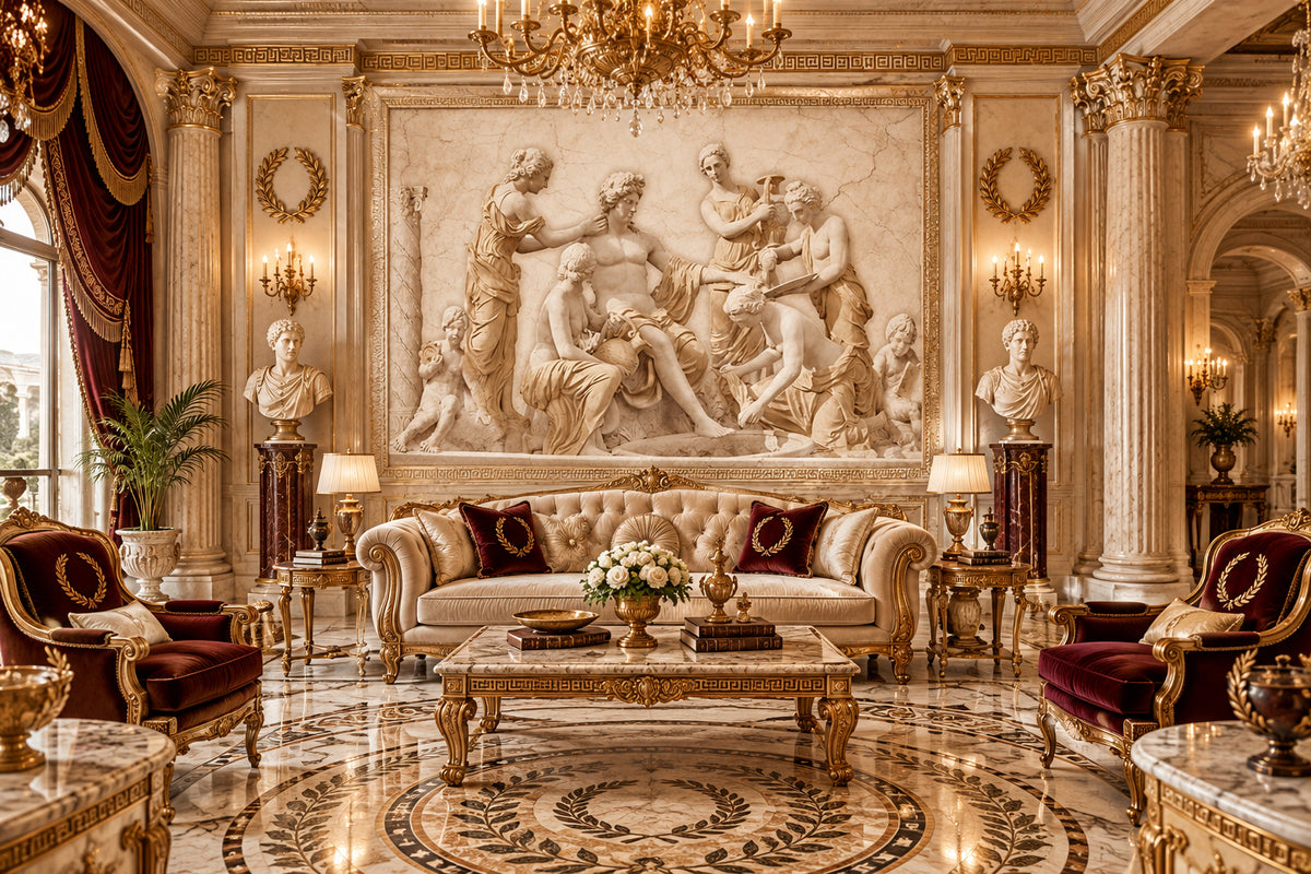 Roman Statue Wallpaper Mural, Custom Sizes Available Wall Murals Maughon's 