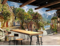 Small European City Wallpaper Mural, Custom Sizes Available Maughon's 