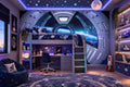 Spacecraft Capsule Wallpaper Mural, Custom Sizes Available