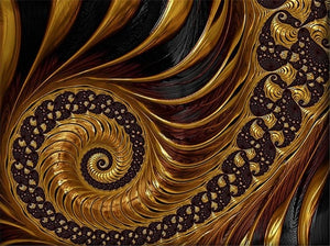 Spiral Self Adhesive Floor Mural, Custom Sizes Available
