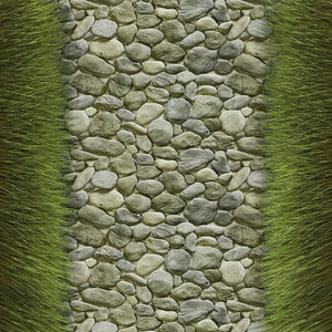 Stone Path Floor Mural, Custom Sizes Available