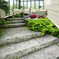 Stone Stairs in Garden Floor Mural, Custom Sizes Available Floor Murals Maughon's 