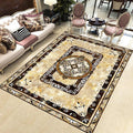 Tan and Black Rug Self Adhesive Floor Mural, Custom Sizes Available Household-Wallpaper-Floor Maughon's 