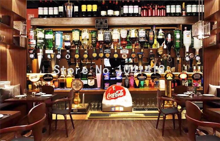 The Bar Scene Wallpaper Mural, Custom Sizes Available Household-Wallpaper Maughon's 