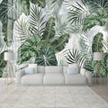 Tropical Leaves Wallpaper Mural, Custom Sizes Available Maughon's 