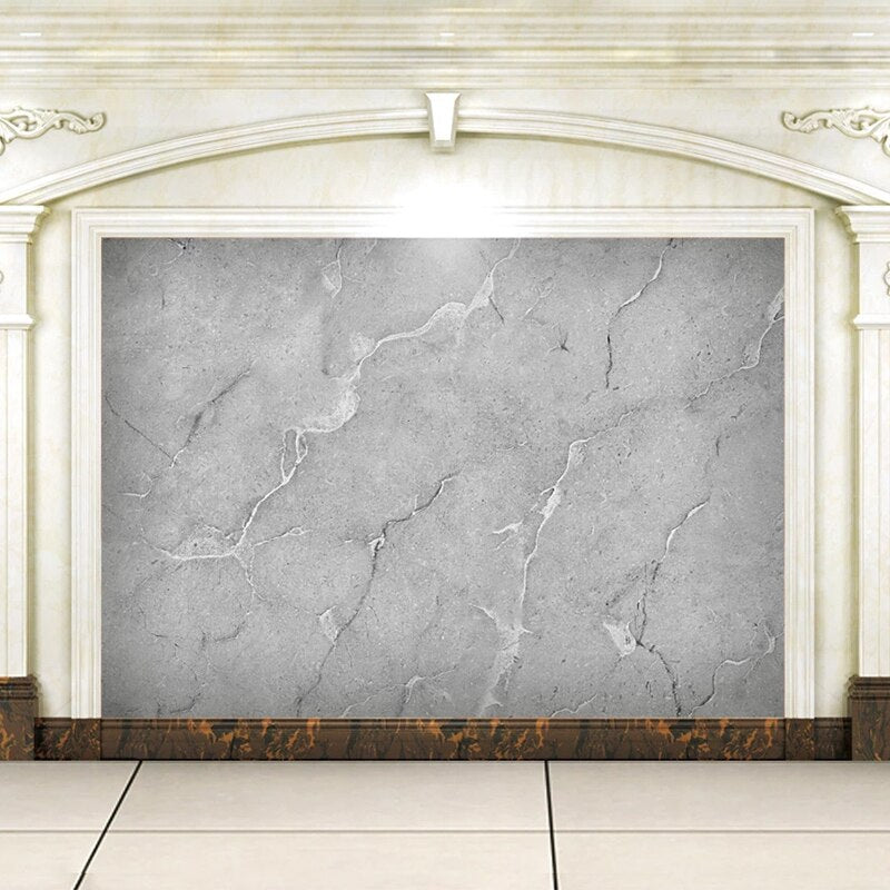 Veined Gray Stone Wallpaper Mural, Custom Sizes Available Wall Murals Maughon's 